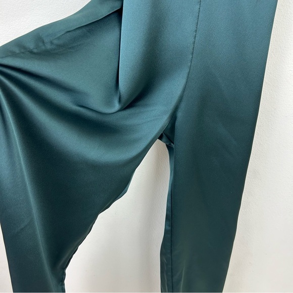 Abercrombie & Fitch Satin green jumper size: S - Picture 6 of 12